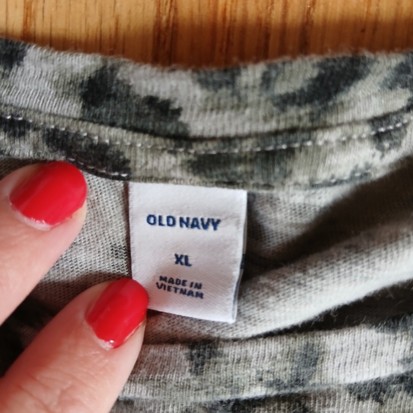 Gray Leopard Print Dress - Picture 3 of 3